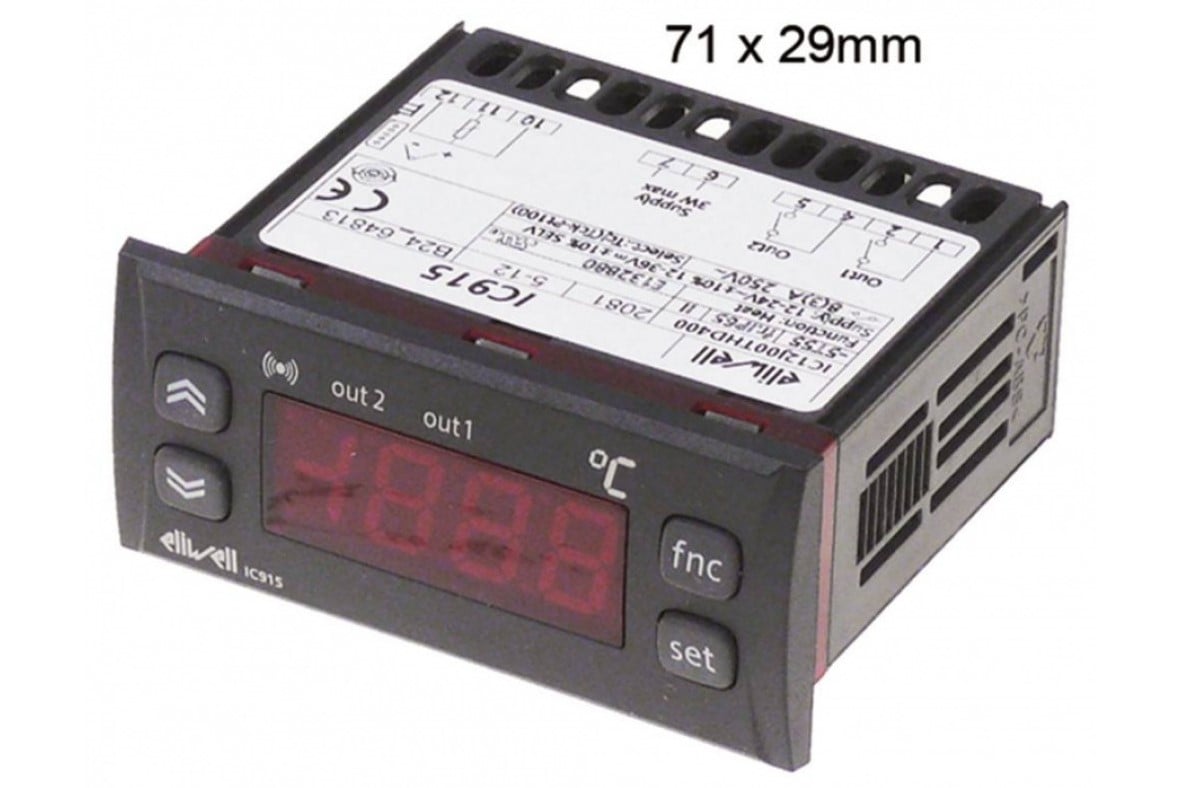 Kühlstellenregler ELIWELL IC915 IC12J00THD400, 12/24V
