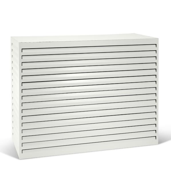 Evolar Klima- & Wärmepumpengehäuse Weiß Aluminium XL, 1300x1700x750 MM