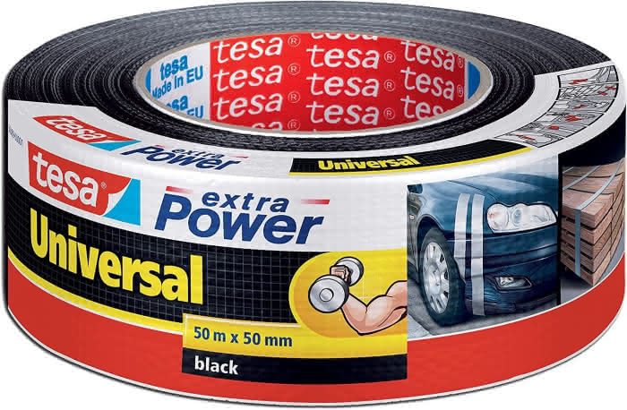 Tesa Gewebeband universal 50mm/50 schwarz