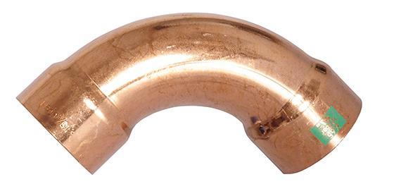 Cu-Bogen K65, 90° innen/außen, 3/8", 10 mm