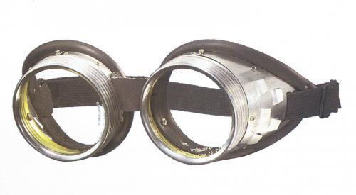 PERKEO dunkle Ersatzgläser Aluminium-Schutzbrille STROOF