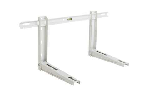 Alixo Wandkonsole lackiert - mit Traverse - 465X400X800MM - 80+80KG