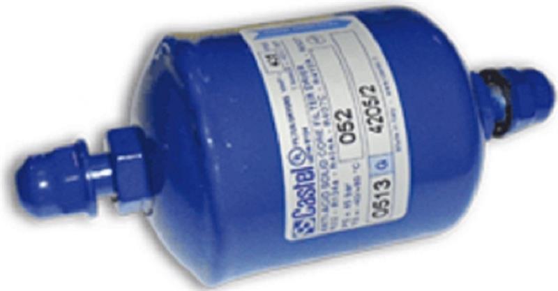 Filtertrockner Castel 4205/2, ANTI-ACID, 052, 1/4" SAE, Bördelanschlüsse