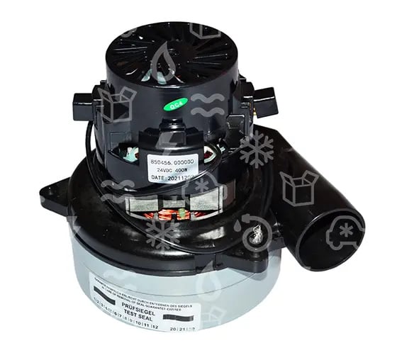 Staubsaugermotor 450 W/24 V, AMETEK, (D=144 mm, H=169 mm ) TANGENTIAL BYPASS