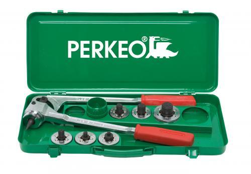 PERKEO Rohrexpander-Set im Stahlblechkästen metrisch, 10-12-15-16-18-22 mm
