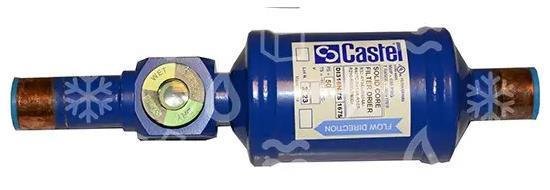 Filtertrockner mit Schaugas CASTEL DI316N/7S, 100% Molekularsieb, Anschluss 7/8" - 22 mm
