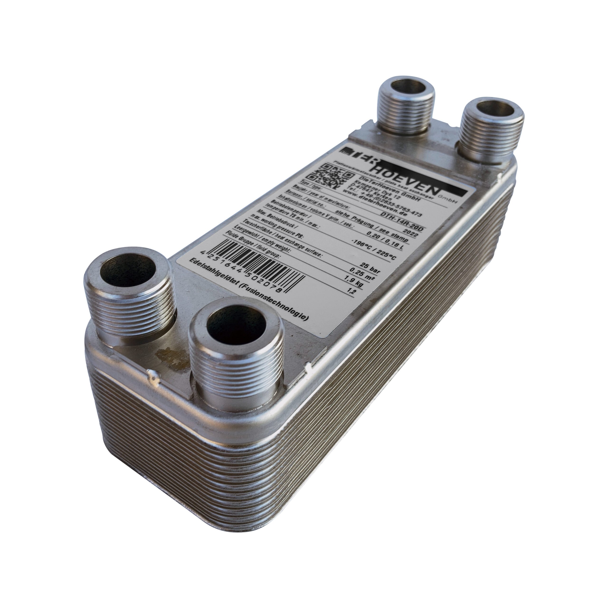 Plattenwärmetauscher DTH-14R-20D