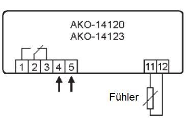 Kühlstellenregler AKO D14123, 1 Relais, 230V, 16A, NTC