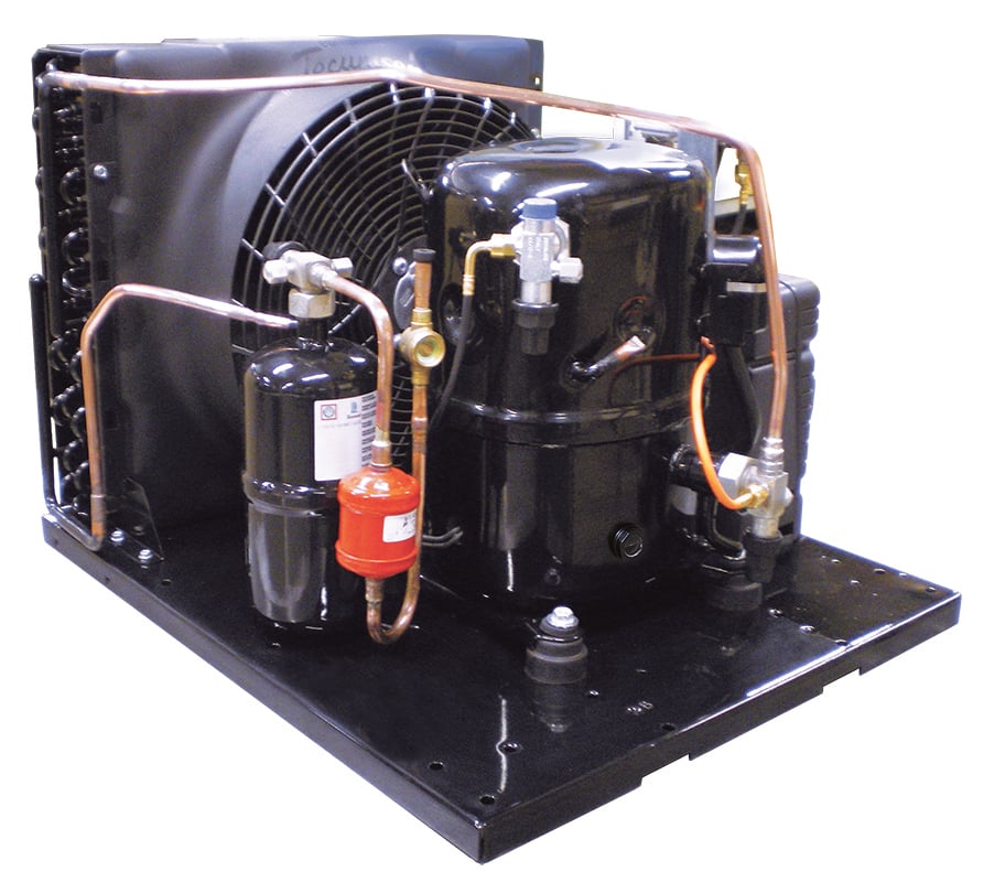 Tecumseh Verflüssigungssatz vollhermetisch FHT4525Y HR-FZ 230V Gerät 230V AC Ventilator