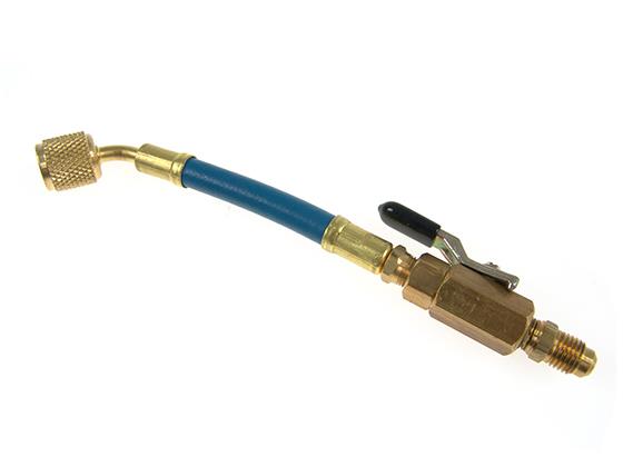 Füllschlauch mit Kugelhahn MASTERCOOL 90263, 1/4" x 1/4" SAE (blau)