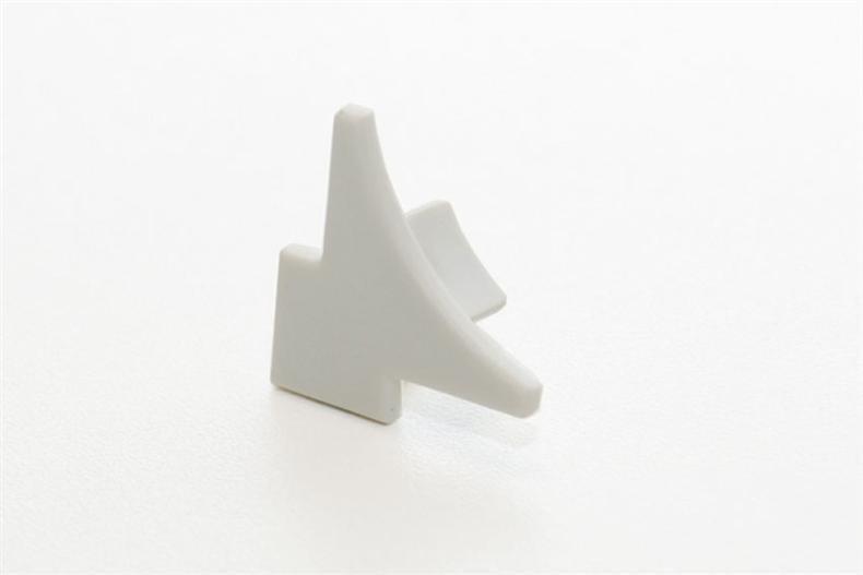 Endkappe Betonabdichtungsprofil - RAL 9010