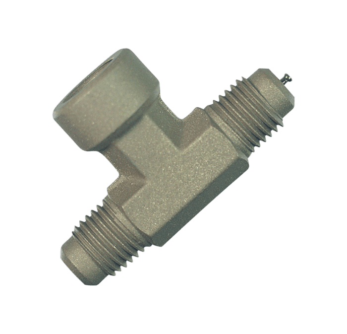 Refco 9884842 Bördel-T-Stück A-31854 1/4SAE x 1/4SAE x 1/4SAE, 1 Stück