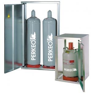 PERKEO Propan Flaschenschrank für 1x 33 kg-Flaschen