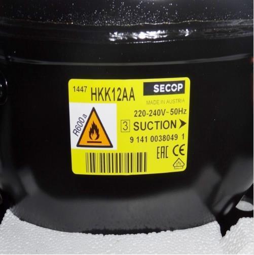 Verdichter ACC Cubigel - HKK12AA, LBP - R600a, 11,2cm3, 220-240V