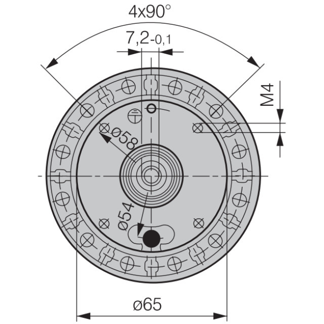 ebm-papst M2E068-CF06-48 Rührwerksmotor 230V 70W