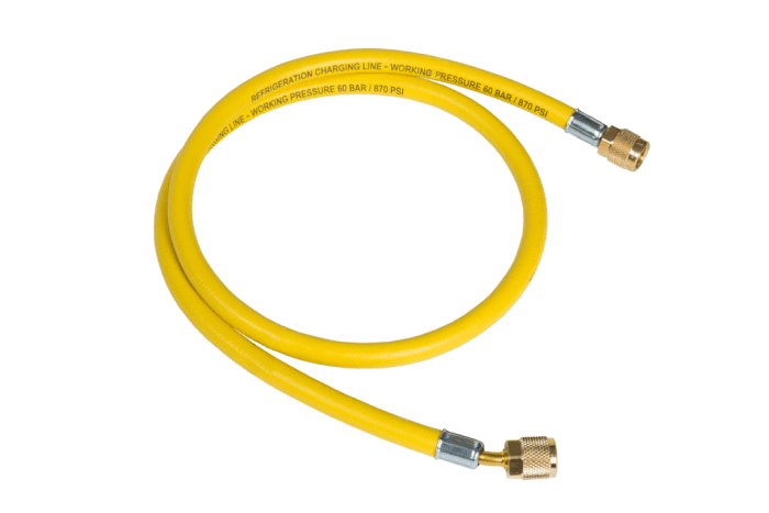 Refco 9881273 Füllschlauch CL-12Y, 0,3 m, 1/4" SAE, gelb