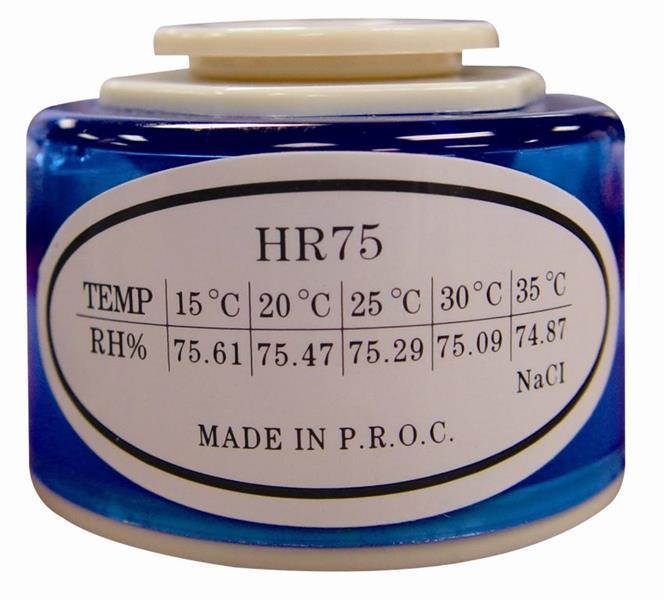 Salzlösung Flasche 75% (blau) für Psychrometer 45-52233 und Hygrometer 45-52230