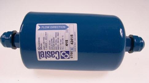 Filtertrockner Castel 4241/5S, ANTI-ACID, 415S, 5/8" ODS, Lötanschlüsse - nicht lieferbar, ersetzt durch DF241/5S