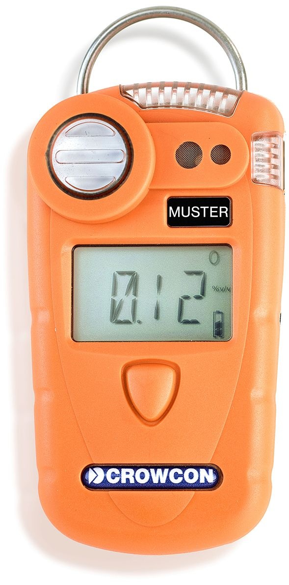 Taschenmessgerät, Gasmesser, Gassensor, Display, CROWCON