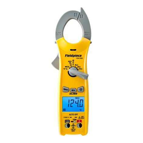 Kompaktes Zangenamperemeter mit Echt-Effektivwert-Anzeige SC260 FIELDPIECE