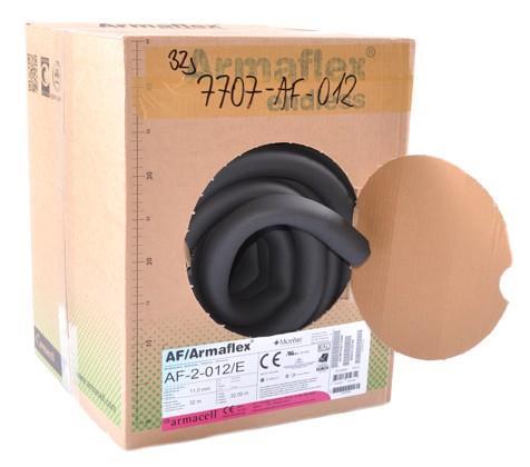 Rohrisolierung 12 mm Armaflex AF, Dicke 11 mm, Länge 32 m