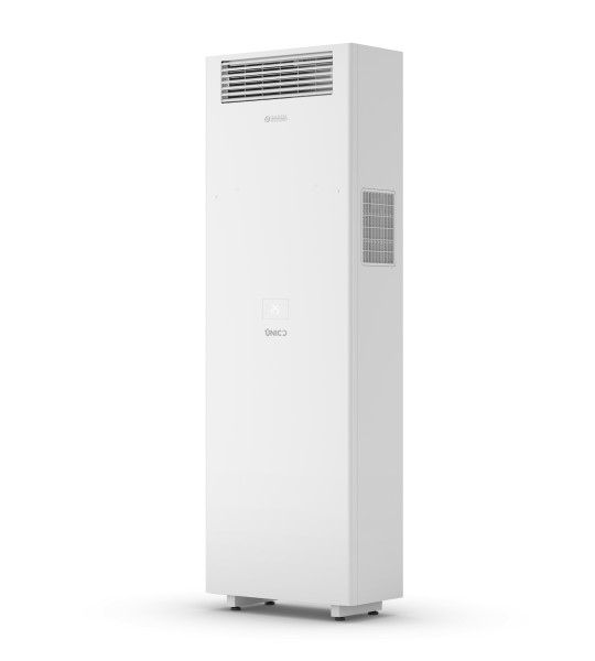 Olimpia Splendid UNICO VERTICAL 35 HP EVAN - Monoblock-Wärmepumpen-Klimaanlage ohne Außeneinheit, R32, 3,5KW | 3,2KW