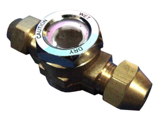 Schauglas Universal S06, 3/8 x 3/8" SAE, Bördelanschlüsse + Mutter