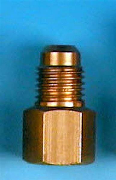 Reduziernippel Bördelanschluss x NPT f. 1/4 x 3/8 WIGAM U3-4C ? Stückpreis (VPE=100 Stk.)