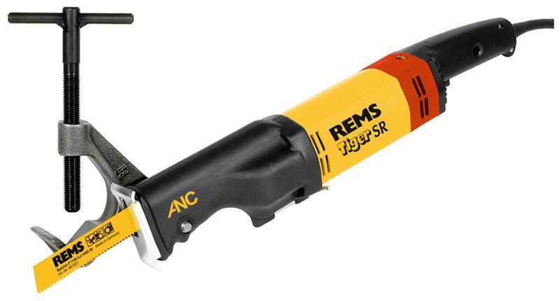 REMS ELEKTRISCHE ROHR-SÄBELSÄGE mit Speed-Regulation (SR) Tiger SR SET