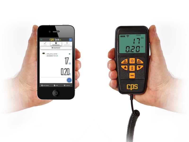 CPS Kältemittelwaage kabellos CC220EW 100 KG + Bluetooth App