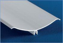 Eckstreifen, Abdeckung PVC, H = 100 mm, L = 4 m, weiße, RAL 9010