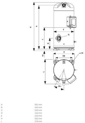 Verdichter Copeland Scroll, ZP103 KCE-TFD-522, R410A, 380 V, 50 Hz