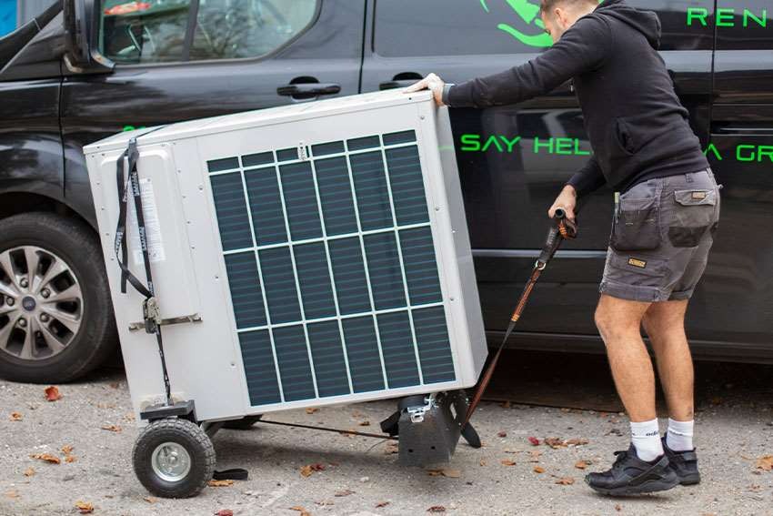 Alixo Heat Pump Mover – Transporthilfe für Wärmepumpen bis 250 kg