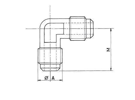 Winkelstück 3/8"SAE WIGAM E2-6 ? Stückpreis (VPE=50 Stk.)