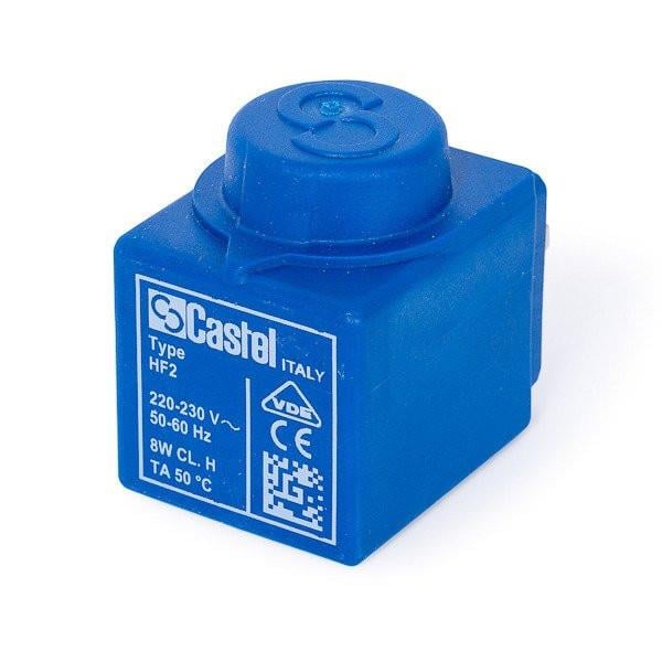 Magnetspule CASTEL HF2, 110VAC 8W 50/60Hz Aufnahme ø 11,5mm Anschluss DIN 43650A