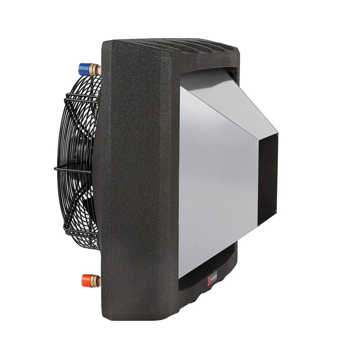 Reventon Wasser-Lufterhitzer mit EPP Gehäuse, Serie HC 230V AC mit Konfusor HC45-3S + Konfusor