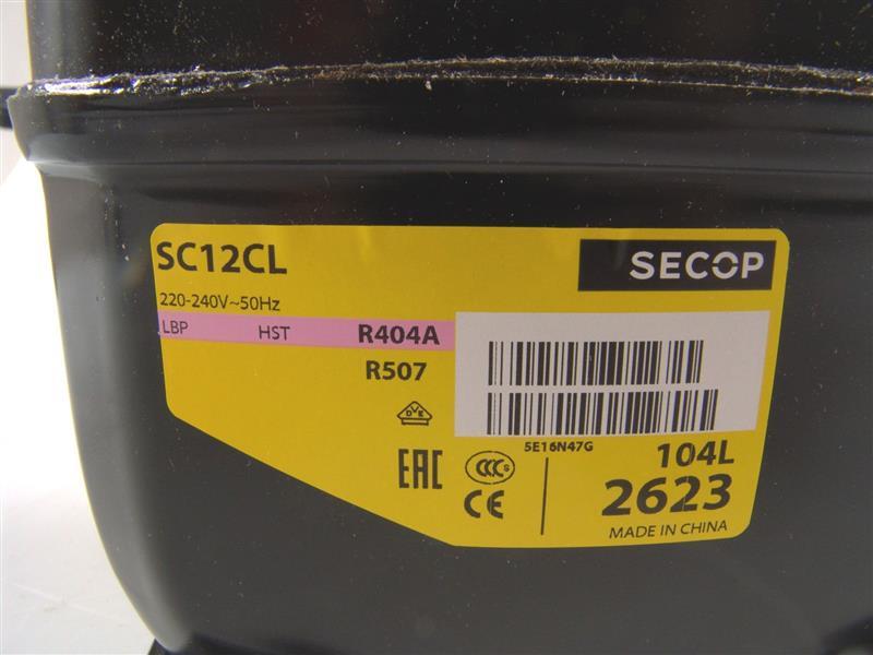 Verdichter SECOP / Danfoss (Danfoss) SC12CL / SC12CLX, LBP - R404A, R507, 220-240 V, 50Hz 104L2623