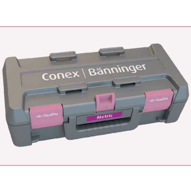 Conex Maxipro Pressbacken Werkzeug-Set im Koffer metrisch 6-28mm ohne Pressmaschine