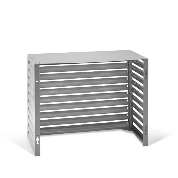 Evolar Klima- & Wärmepumpengehäuse Leichtes Anthrazit Aluminium M, 800x1100x550 MM