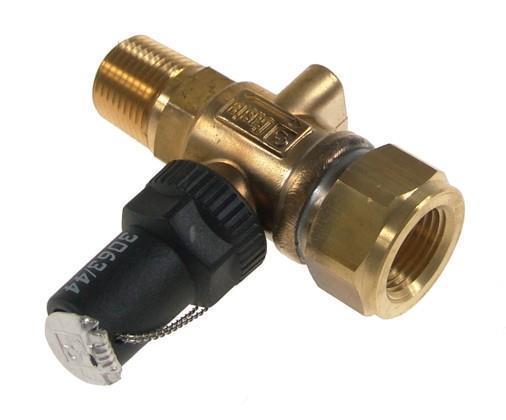 Kugelabsperrventil Castel 3063/22, Anschluss 1/4" NPT, kv = 2,5 m3/h - nicht lieferbar, ersetzt durch 3064-22