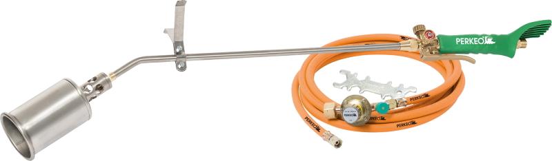 PERKEO Starkbrenner-Set TITAN BULLFIRE V80 DRACHENFLÜGEL, Rohrlänge 500mm, Schlauchlänge 10m