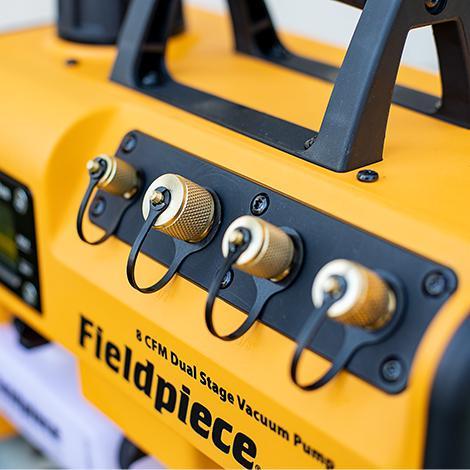 Vakuumpumpe mit RunQuick™- Ölwechselsystem 8CFM 220 l/min VP87EU FIELDPIECE A2L Zulassung
