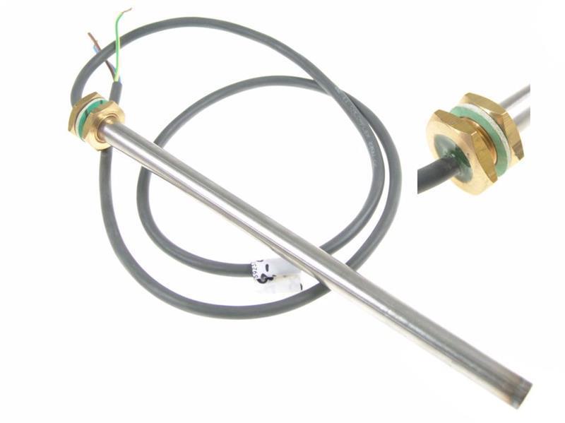 Heizkörper für Verdampfer, 2x920 W, 230 V, 2x d=8,5 mm, L=1750/1810 mm