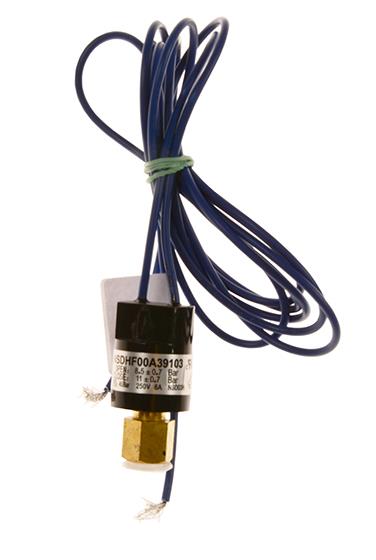 Mini Eliwell Niederdruckschalter, NO, 8,5 - 11 [bar], auto, SPST, Schraube. 1/4" SAE