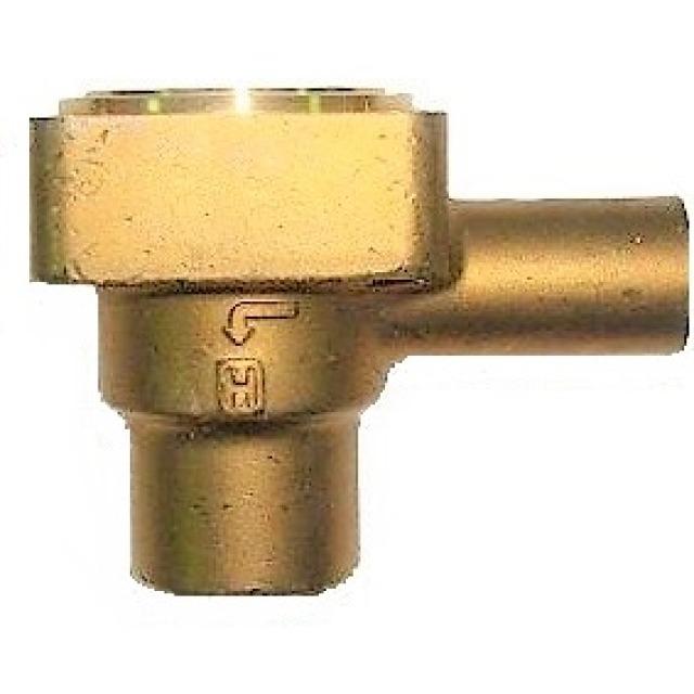 Thermostatisches Expansionsventil Unterteil Honeywell TMX - Winkel, Anschluss 12+16x16+22mm ODF