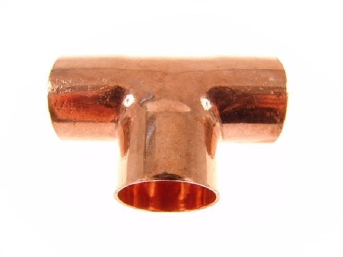 Kupfer T-Stück reduziert i/i/i 8/6/8 mm