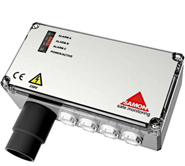 SAMON GS230-HFKW 37-425, HFKW GASDETEKTOR 230V 2W IP54 0-4000PPM