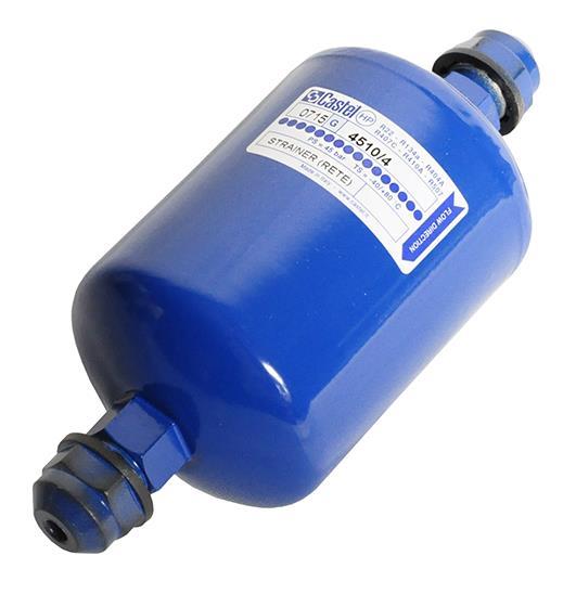 Filtertrockner CASTEL 4510/4, Bördelanschluss 1/2" SAE, Fläche 142 cm2, Kv=3,2m3/h