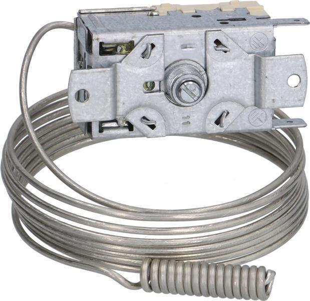 THERMOSTAT für Verdampfer Ranco K22-L1020, 3 Kontakte 6A 250V, Kapillarrohr 2000 mm, Fühler ø 8x40 mm, kälte -20,5°C, wärme -1,0°C, Schraubregelung