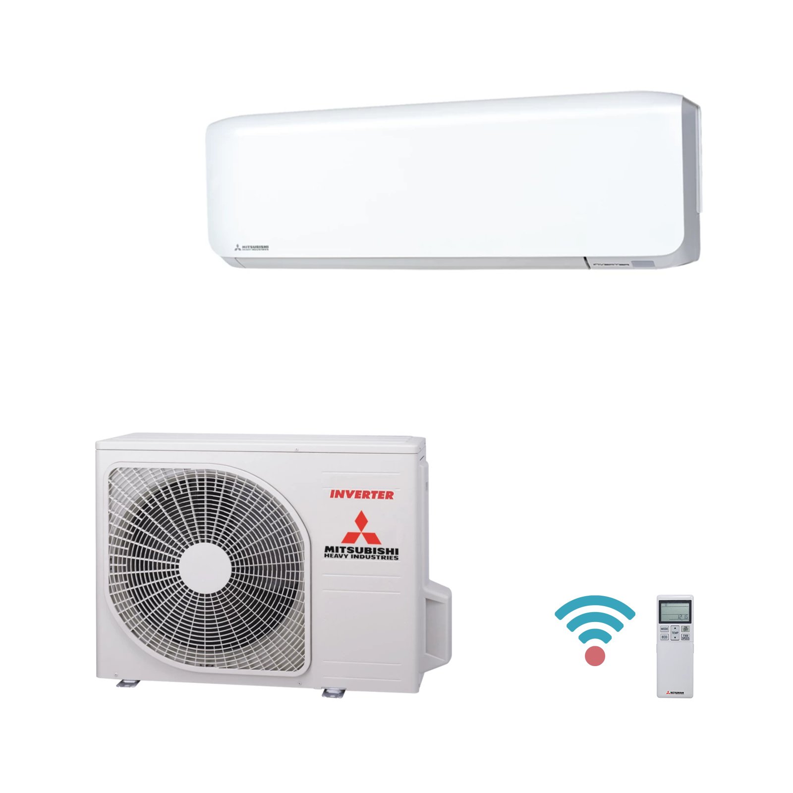 Mitsubishi Heavy Klimaanlagen-Set: Innengerät SRK50ZS-WF & Außengerät SRC50ZS-W – 5 kW – R32, Mono-Split